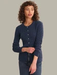 Load image into Gallery viewer, Juliette Cable Split Hem Cardigan 110047318