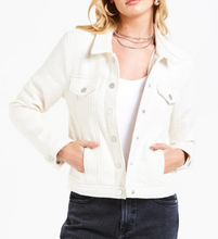 Load image into Gallery viewer, Dear John Livia White Texture Jacket