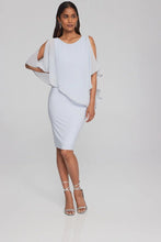 Load image into Gallery viewer, Layered dress with Cape Overlay 223762