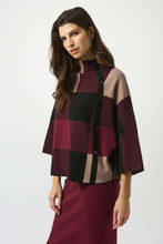 Load image into Gallery viewer, Plaid Jacquard Sweater Knit 243948