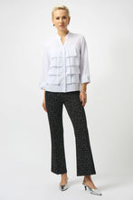 Load image into Gallery viewer, Stretch Poplin Ruffled Blouse 253944