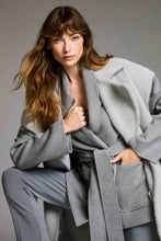 Load image into Gallery viewer, Belted Coat Shawl Collar 253952