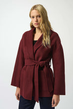 Load image into Gallery viewer, Belted Coat Shawl Collar 253952