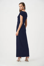 Load image into Gallery viewer, Scuba Crepe Sheath w/Rhinestones 261713F26