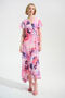 Load image into Gallery viewer, Signature | Chiffon Print Wrap Dress With Ruffle Detail 261739