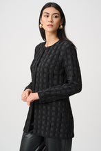 Load image into Gallery viewer, Textured Jacquard Collarless Jacket 263083