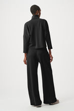 Load image into Gallery viewer, Scuba Jersey Mock-Neck Wide Leg Jumpsuit 263613
