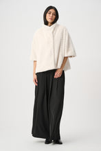Load image into Gallery viewer, Chevron Faux Fur Cape-Style Jacket 263917