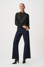 Load image into Gallery viewer, Satin Top With Chiffon Sleeves 264119