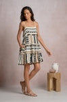 Load image into Gallery viewer, Spaghetti Strap Tiered Dress 50165
