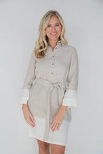 Load image into Gallery viewer, Shirt dress natural white  SD22100
