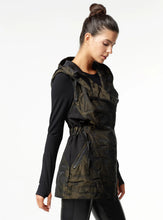 Load image into Gallery viewer, Camo Elongated Vest by Blanc Noir