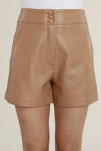 Load image into Gallery viewer, vegan leather shorts 75342