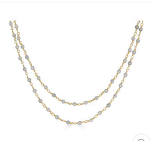 Load image into Gallery viewer, Two Strand Delicate Labradorite Necklace