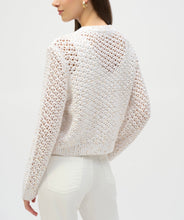 Load image into Gallery viewer, Sweater Knit Open Stitch Short Cardigan 252917