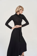 Load image into Gallery viewer, Crepe Asymmetrical Skirt 243117