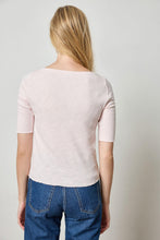 Load image into Gallery viewer, Elbow Sleeve Boatneck tee PA2907