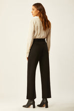 Load image into Gallery viewer, Metropolitan cropped wide leg with belt by Ecru