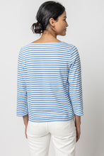 Load image into Gallery viewer, Striped 3/4 Sleeve Boatneck PA2464