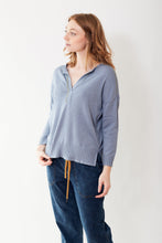 Load image into Gallery viewer, Lilla P 3/4 Sleeve Split Neck Sweater