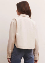 Load image into Gallery viewer, Z Supply All Day Cropped Denim Jacket, Sun Bleached Indigo/Bone