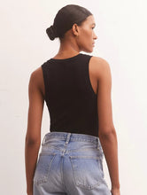 Load image into Gallery viewer, Z Supply Sirena Rib Tank, White/Black/Seaglass/Sunrise