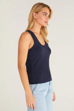 Load image into Gallery viewer, Z Supply Sirena Rib Tank, White/Black/Seaglass/Sunrise