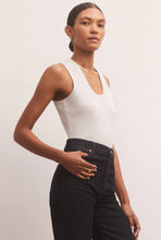 Load image into Gallery viewer, Z Supply Sirena Rib Tank, White/Black/Seaglass/Sunrise