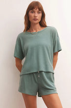 Load image into Gallery viewer, Z Supply Cozy Days Thermal Tee, Washed Jade
