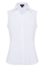 Load image into Gallery viewer, Ameliora Annie Sleeveless Shirt; White