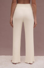 Load image into Gallery viewer, Z Supply Dawn Smocked Rib Pant; Violet Heather/Bone