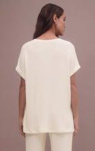 Load image into Gallery viewer, Z Supply Take It Easy Rib Tunic; Violet Heather/Bone