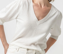 Load image into Gallery viewer, Elbow Sleeve Split Neck