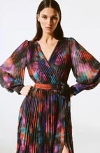 Load image into Gallery viewer, Floral Chiffon Pleated Midi 243770X