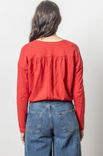 Load image into Gallery viewer, Elastic Hem V-Neck PA2647