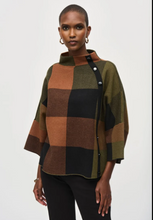 Load image into Gallery viewer, Plaid Jacquard Sweater Knit 243948
