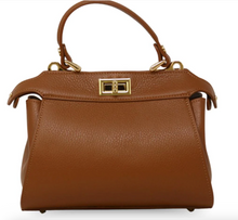 Load image into Gallery viewer, GF0823 GENUINE ITALIAN LEATHER HANDLE AND CROSSBODY