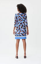 Load image into Gallery viewer, Joseph Ribkoff Button Shoulder Multi Print Dress
