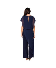 Load image into Gallery viewer, Jumpsuit with Chiffon Overlay