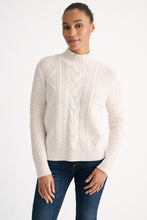 Load image into Gallery viewer, Mixed Cable Mock Sweater LFSC6-118