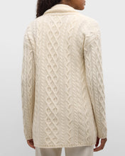 Load image into Gallery viewer, Laced Cable open Cardigan
