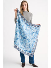 Load image into Gallery viewer, PAISLEY PRINT Silk SQUARE SCARF LFAS6-310