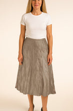 Load image into Gallery viewer, Taffeta Midi Length Gored Full Skirt BXN