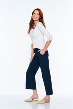 Load image into Gallery viewer, Ecru Franklin Wide Leg Cropped Pant
