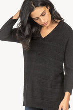 Load image into Gallery viewer, Lilla P V-Neck Tunic Sweater
