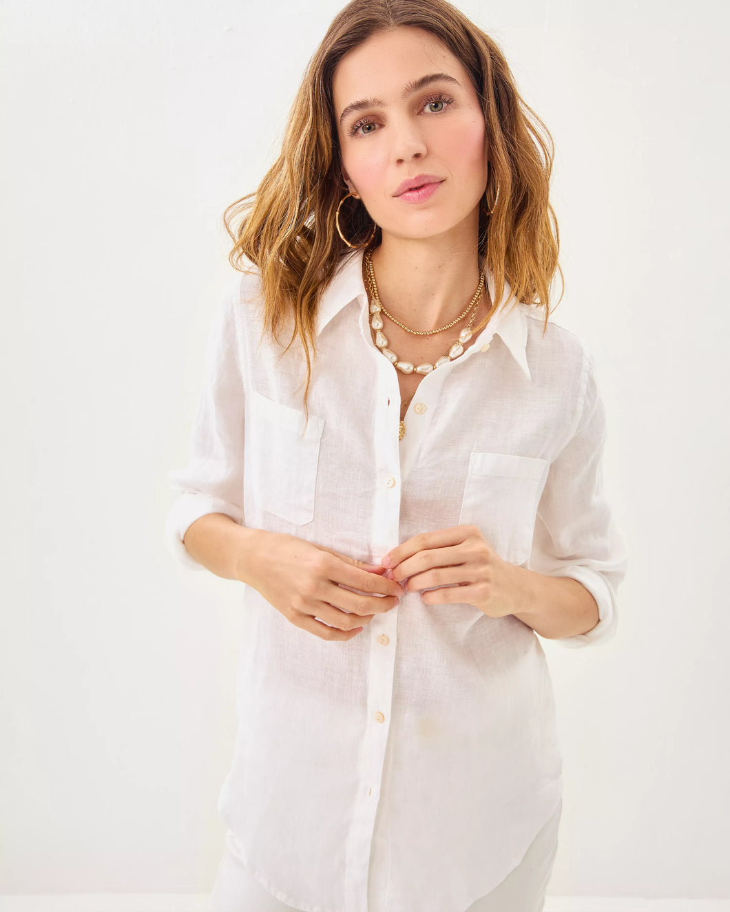 Sea View Button Down 001154