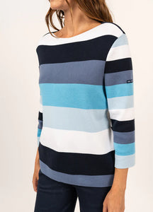 Saint James Voissey Colorful Striped Sweater