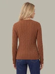 Load image into Gallery viewer, Juliette Cable Split Hem Cardigan 110047318
