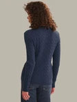 Load image into Gallery viewer, Juliette Cable Split Hem Cardigan 110047318
