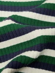 Load image into Gallery viewer, Callum stripe Rib LS Crewneck 110051438
